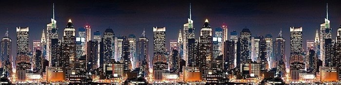 Фартук для кухни «Ночной город» 29374 - фото 5563
