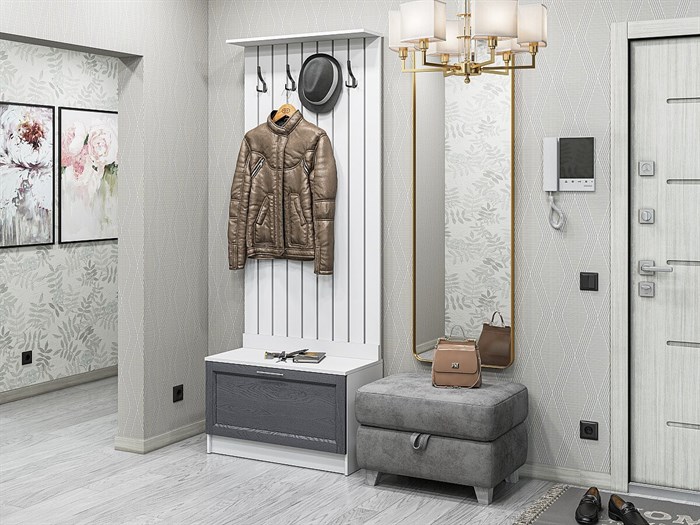 Стиль-01 Graphite Softwood/Белый 59894 - фото 6535