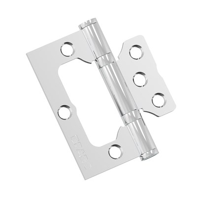 Петля без врезки стальная Bravo F-4-2BB 75*64*2,5 (универс.) C Хром 5081 - фото 8630