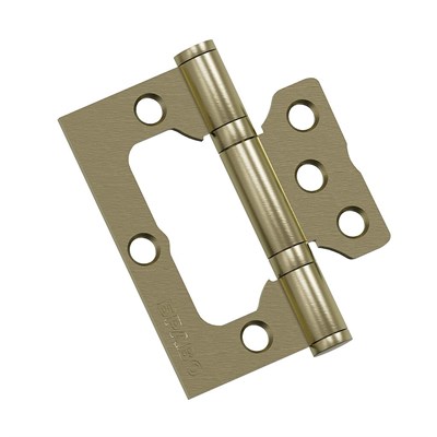 Петля без врезки стальная Bravo F-4-2BB 75*64*2,5 (универс.) AB Бронза 5421 - фото 8783