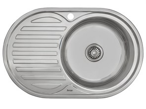 Мойка врезная Vivat 775016/0,6 1Ч1К (правая) Глянец 23384