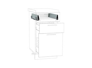 Ящик низкий POWER BOX1 Белый/Серый 24548