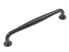 Ручка скоба мебельная URSULA RS433BL.4 BL Матовый черный 25862