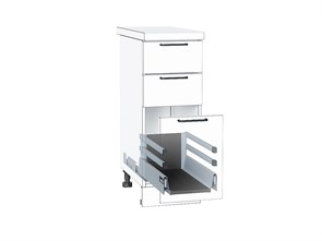 Ящик высокий POWER BOX2 с 2-ым рейлингом Graphite 54202