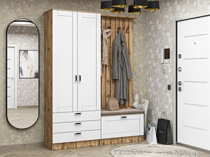 Стиль-03 Super White/Дуб Вотан 59903