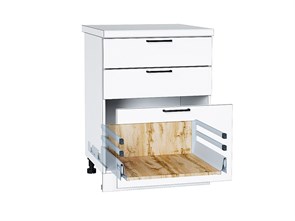 Ящик высокий POWER BOX2 с 2-ым рейлингом Дуб Вотан 60903