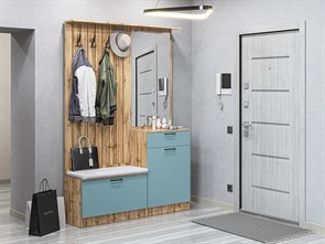 Стиль-02 Grey-green In 2S/Дуб Вотан 64960