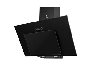 Наклонная вытяжка MIRA 600 Черное стекло 65674