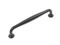 Ручка скоба мебельная URSULA RS433BL.4 BL Матовый черный 25861 - фото 5198