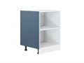 Фасад боковой Фьюжн для нижнего шкафа Silky Blue 52390 - фото 6150